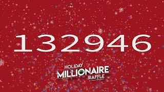 Kansas Lottery Holiday Millionaire raffle number drawn