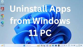 How to Uninstall Apps from Windows 11