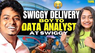 ShockedZero CodingSwiggy Delivery Boy to Data Analyst at Swiggy