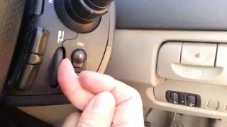 How to enter a radio code on a Renault Megane or Scenic II