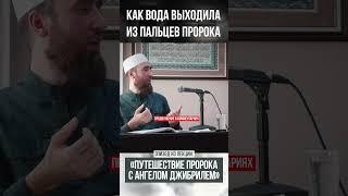 Как вода выходила между пальцев Пророка Мухаммада