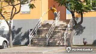 Ricardo Lino in the Streets of Portugal with the Flying Eagle ENKIDU Aggressive Skates