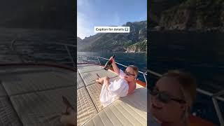 Cost of Renting a Private Boat in Positano, Italy: $350 CAD