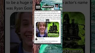 When filming Goosebumps, a young actor was struggling with a scene and taking it hard on himself.