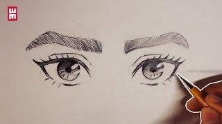 How to Draw Eyes for Beginners | Anime Manga Drawing Tutorial