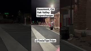 Tesla Supercharger Quick Tour - Beaumont CA Oak Valley
