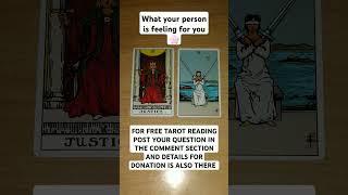 Current feelings of your person...free tarot reading #freetarotreading