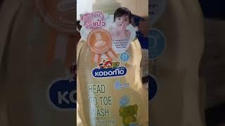 Kodomo HEAD TO TOE WASH || Baby Bath Time || Weather is so hot #v1421