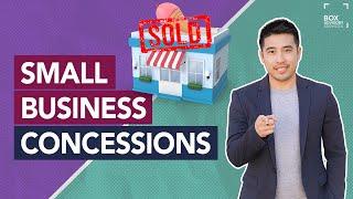 SMALL BUSINESS CGT CONCESSIONS EXPLAINED