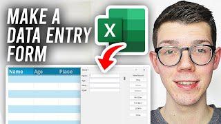 How To Make Data Entry Form In Excel - Full Guide