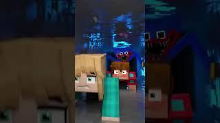 Компот и ЮНИ убегают ОТ ХАГИ БАГИ #minecraft #shorts #рекомендации