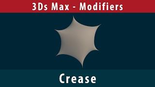 [3Ds Max - Modifiers] - Crease