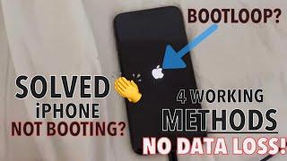 iPHONE: How To Fix iPhone Flashing Apple Logo On/Off | Boot Loop Error | No Data Loss️