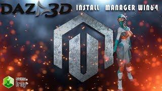 Como usar el install manager de Daz Studio