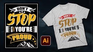 T-Shirt Design & Tutorial - Adobe Illustrator | BID IT Lab | #illustrator #tutorial #tshirtdesign