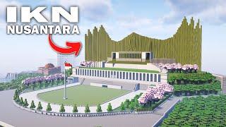 Gw Membuat IKN Ibu Kota Nusantara Di Minecraft Hardcore