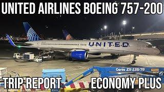 [TRIP REPORT] United Airlines Boeing 757-200 (ECONOMY PLUS) Washington DC (IAD) - Newark (EWR)