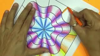 Art Skills 4: Activity 16: Spider Web Illusion