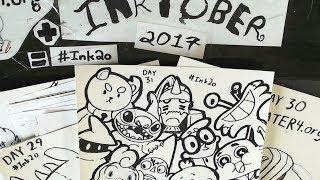 Inktober Speedpaint Compilation [2017] 31 Days of Speedpaints in under 10 minutes!