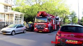 Grote rookontwikkeling bij kelderbrand Boerhaavestraat Apeldoorn.