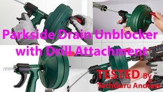 Parkside Drain Unblocker with Drill Attachment