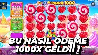  SLOT OYUNLARI  SWEET BONANZA 1000 1000X GELDİ!