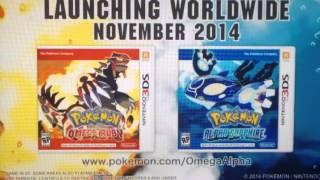 New Pokemon omega ruby and alpha sapphire game footage -official footage