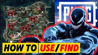 PUBG Mobile×Venom: How to Use/Find Venom’s Powers!｜BGMI x Venom｜NEW POWERS AND LOCATIONS