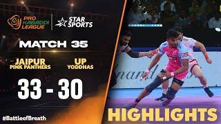 Jaipur Pink Panthers return to winning ways courtesy of a solid win | #ProKabaddiOnStar 2024 HLS