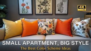 Small Apartment, Big Style: The Best Color Schemes to Elevate Your Small Modern Apartments