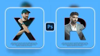 Easy way to Create Letter Portrait | Photoshop Tutorial