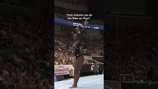 She made that look easy #gymnastics #floor #tumbling #simonebiles