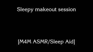 [M4M ASMR] Tired boyfriend can't stop kissing you [sleep aid]