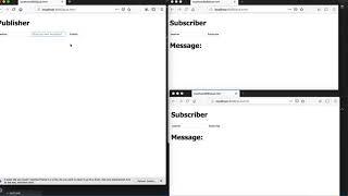 Publisher Subscriber Pattern using NodeJS, WebSockets and Express
