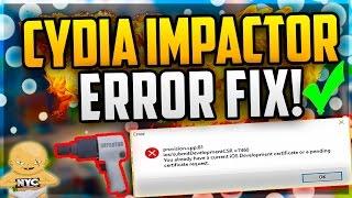 How To "FIX" Cydia Impactor Error Provison.cpp: 100% Legit EASY & Fast (IOS 10 Jailbreak!)