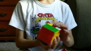 Max solves a rubik's cube