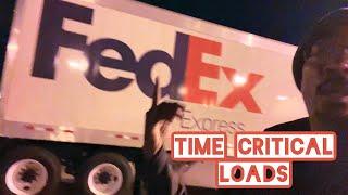 Team Trucking Couple: FEDEX/ TIME CRITICAL LOADS | TIME MANAGEMENT