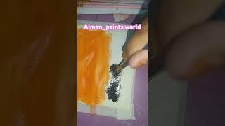 Paints with mee Gouache paint 