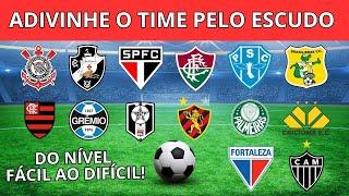 Desafio: Acerte o TIME DE FUTEBOL pelo ESCUDO  | Times Brasileiros 