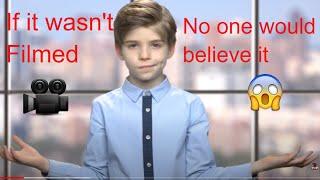 If it wasn't recorded, no one would believe it. Reaction