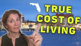 COST OF LIVING IN ST AUGUSTINE FL