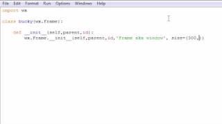 wxPython Programming Tutorial - 1 - Creating a Basic Frame