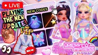 PLAYING The *NEW* Dress to Impress UPDATE! *NEW* Codes, Items, Hair & Faces! 