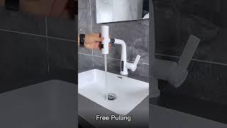 New digital waterfall style pull faucet