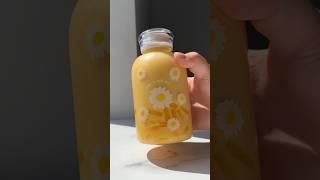 Making Mango Yakult in a Cute Bottle 