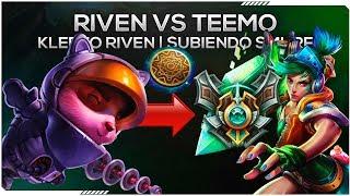 RIVEN VS TEEMO | SUBIENDO SMURF A DIAMANTE KLEPTO RIVEN