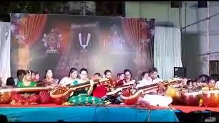 Veena programme  Dr.Sugumar student, Villupuram Amman Temple