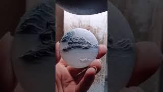 每一块翡翠料子都有自己的语言，而雕刻师就是把它描述出来。#shorts#翡翠