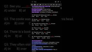 AB constable and fireman/ Important English preposition for the compititive exam and board exam
