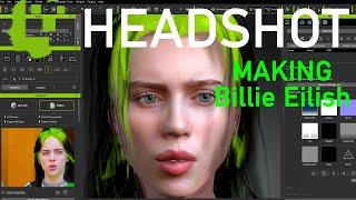 I MADE BILLIE EILISH in HEADSHOT (Character Creator 3)